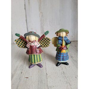 Sweet angel sue dreamer AS IS horn set xmas figure decor